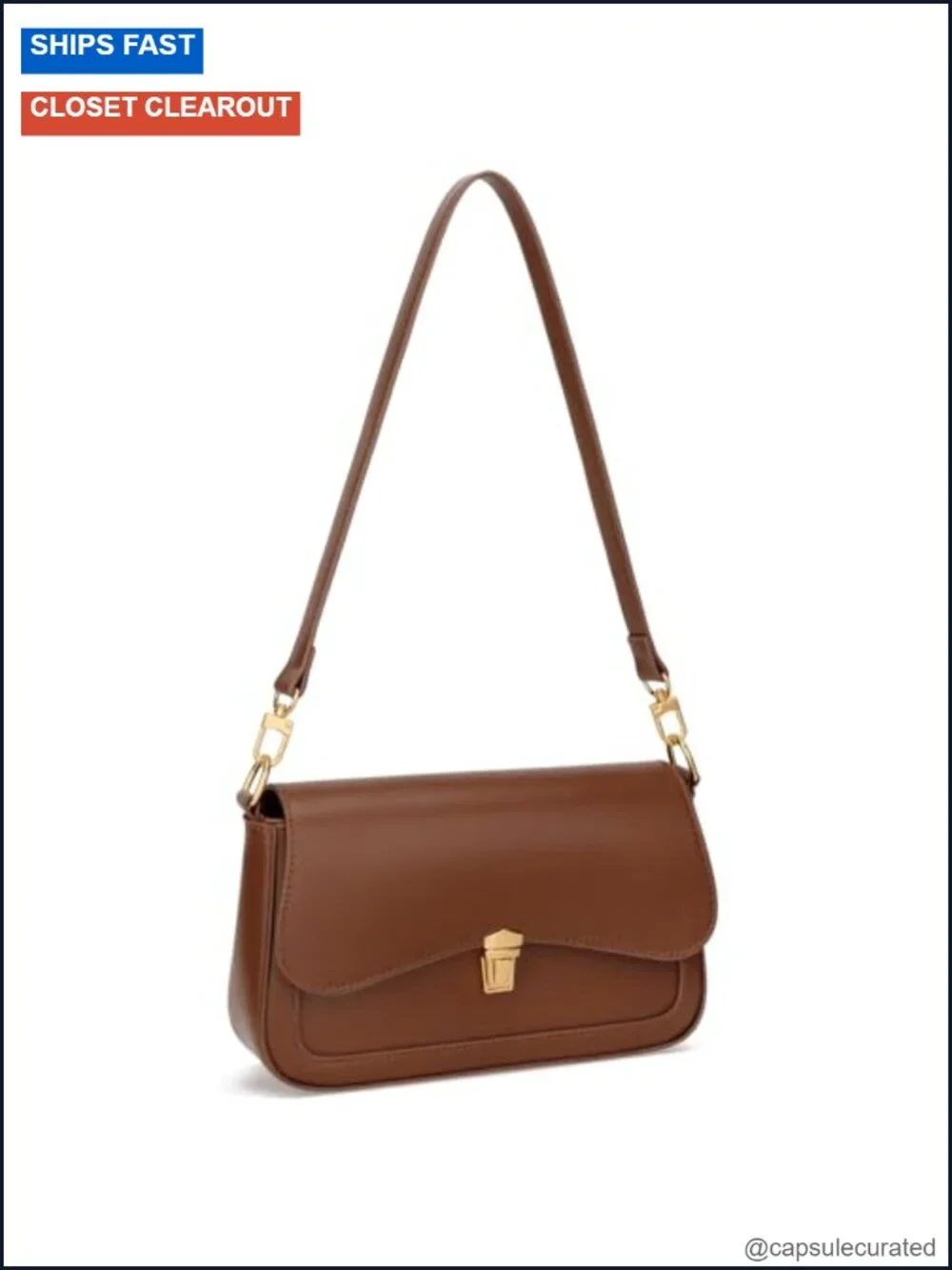 Faux Leather Mini Hobo Shoulder Bag with Detachable Straps